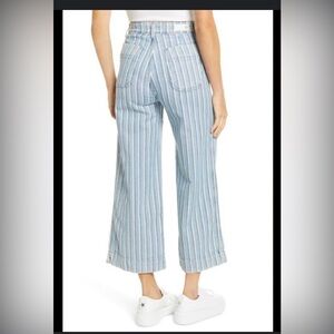 AG Adriano Goldschmied Rosie High Waist Crop Wide Leg Jeans